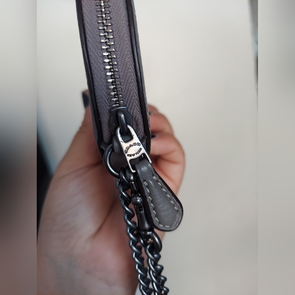 Coach Gray Zodiac Cancer Coin Purse with Crab Design NEW🩶 - Picture 2 of 10